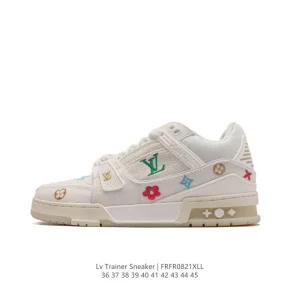 Louis Vuitton Trainer Sneaker Low Basketball Style Unisex Shoes
