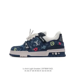 Louis Vuitton Lv Trainer Sneaker Low Fashion Thick Sole Elevator Shoes