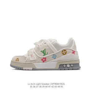 Louis Vuitton Trainer Sneaker Low Fashion Thick Sole Comfort Shoes