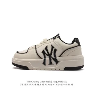 MLB Chunky Liner Basic Retro Street Leather Unisex Sneakers