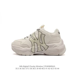MLB Bigball Chunky Window Retro Vintage Print Chunky Sneakers