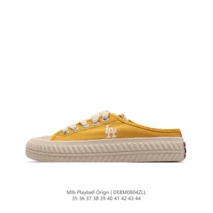 MLB Playball Origin Mule NY Yankees Canvas Slip-On Loafers for Men and Women