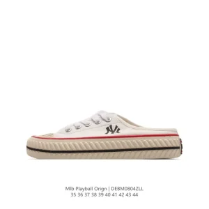 MLB Playball Origin Mule NY Yankees Canvas Slip-On Shoes