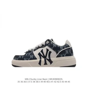 MLB Chunky Liner Basic Retro Street Sneakers for Men and Women