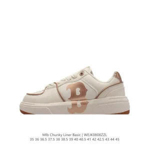 MLB Chunky Liner Basic Retro Street Style Unisex Platform Sneakers
