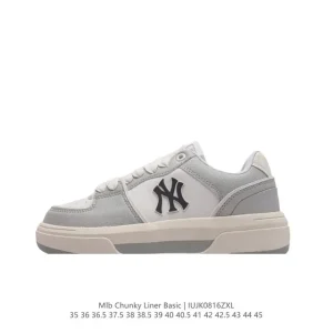 MLB Chunky Liner Basic Retro Street Style Lightweight Chunky Sole Sneakers