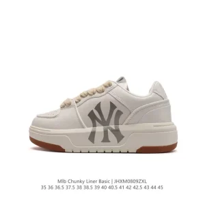 MLB Chunky Liner Basic Retro Street Casual Sneakers for Men and Women