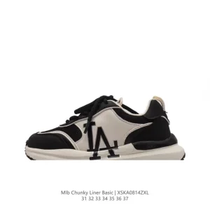 New York Yankees Chunky Runner Liner Low Top Dad Sneakers for Kids