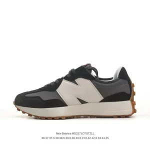 New Balance 327 Men's Women's Retro Running Shoes Suede and Oxford Fabric