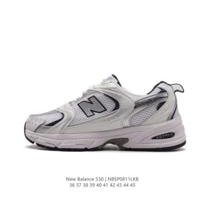 New Balance 530 Retro Running Sneakers in Grey and Silver