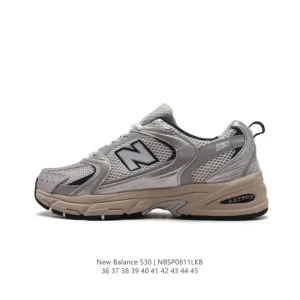 New Balance 530 Retro Running Shoes in Grey and Silver