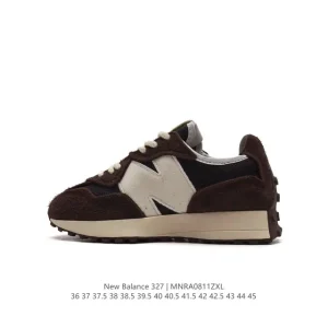 New Balance 327 Retro Vintage Unisex Sneakers with Deconstructed N Logo