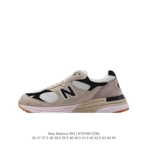 New Balance 993 Made in USA Classic Suede Mesh Running Shoes