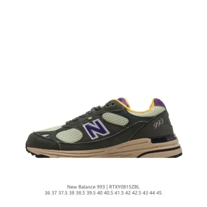 New Balance 993 Made in USA Classic Retro Running Shoes for Men and Women