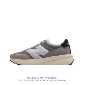 New Balance U370Ah 370 Lightweight Casual Sneakers with Breathable Mesh and Thick Sole