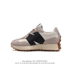 New Balance 327 Retro Vintage Suede Leather Running Shoes for Men and Women