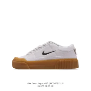 Nike Court Legacy Lift Women's Shoes White Retro Sneakers