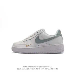 Nike Air Force 1 '07 Low Sneaker with Air Cushion and Thick Sole