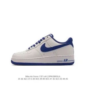 Nike Air Force 1 '07 Low DH7561-104 White Leather Casual Sneakers