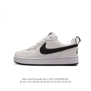 Nike Court Borough Low 2 Gs Casual Low Top Sneakers for Kids and Adults
