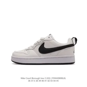 Nike Court Borough Low 2 Gs Low Top Casual Sneakers for Boys and Girls