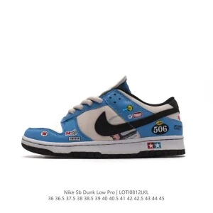 Nike SB Dunk Low Pro TG1391 Vintage Leather Skateboarding Shoes for Men and Women