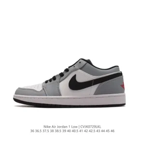 Air Jordan 1 Low Retro Classic Leather Basketball Shoes