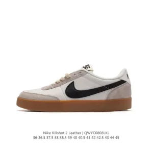 J.Crew X Nike Killshot II Leather Sneakers in Cream White and Gum Sole