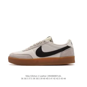 J.Crew X Nike Killshot II Leather Sneakers White Brown Gum Sole