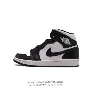 Nike Air Jordan 1 Mid Men's Women's Basketball Shoes Retro High Top Sneakers