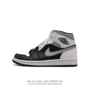 Nike Air Jordan 1 Mid Men's Women's Basketball Shoes Retro High Top Sneakers