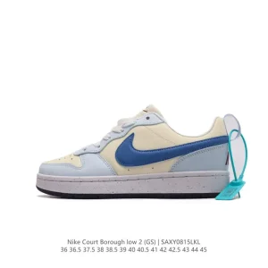Nike Court Borough Low 2 Gs Little Air Force Low Top Casual Sneakers