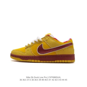 Nike SB Dunk Low Pro FD8778-001 Vintage Leather Skateboarding Shoes