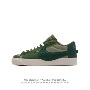 Nike Blazer Low '77 Jumbo Sneakers Classic Street Style with Oversized Swoosh