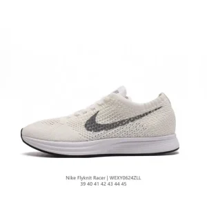 Nike Flyknit Racer Lightweight Running Shoes with Zoom Air Cushioning