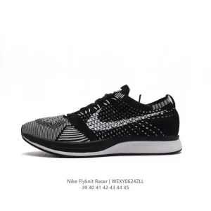 Nike Flyknit Racer Lightweight Running Shoes with Zoom Air Cushioning