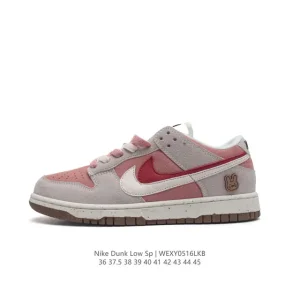 Nike Dunk Low SE 85 Double Swoosh Vintage Suede Sneakers