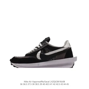 Sacai x Nike Vaporwaffle Chukka Black White