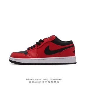 Air Jordan 1 Low Retro Classic Leather Basketball Shoes