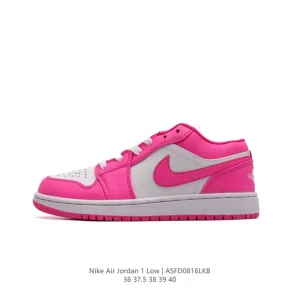 Jordan AJ1 Low Retro Classic Leather Basketball Shoes with Air Cushion