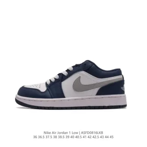 Air Jordan 1 Low Retro FV8486 Classic Leather Basketball Shoes