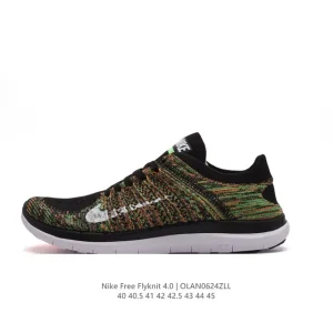 Nike Free Flyknit 4.0 Men's Running Shoes Second Generation Barefoot