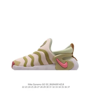 Nike Dynamo Go Se Ps Kids Shoes Easy Slip-On Wave Design