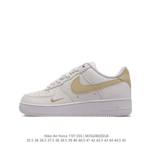 Nike Air Force 1 '07 Low Leather Sneakers with Air Cushioning
