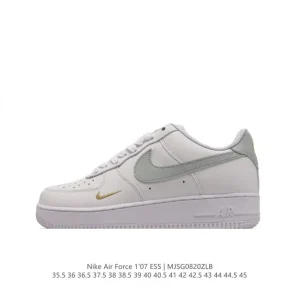 Nike Air Force 1 '07 Low Top Casual Sneakers with Air Cushioning