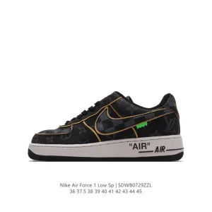 Louis Vuitton Air Force 1 Low Top Sneakers with Hidden Air Cushion