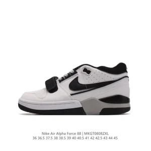 Billie Eilish x Nike Alpha Force 88 White Black Chicago Style Sneakers