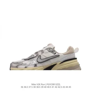 Nike V2K Run Retro Running Shoes Vintage Low Top Sneakers