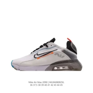 Nike Air Max 2090 White Black Red Future Sci-Fi Air Cushion Running Shoes