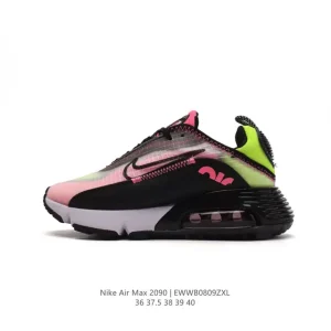 Nike Air Max 2090 White Black Red Women's Future Sci-Fi Running Shoes